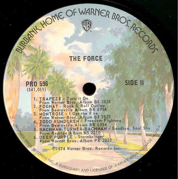 Various : The Force (2xLP, Comp, RP, Smplr, San)