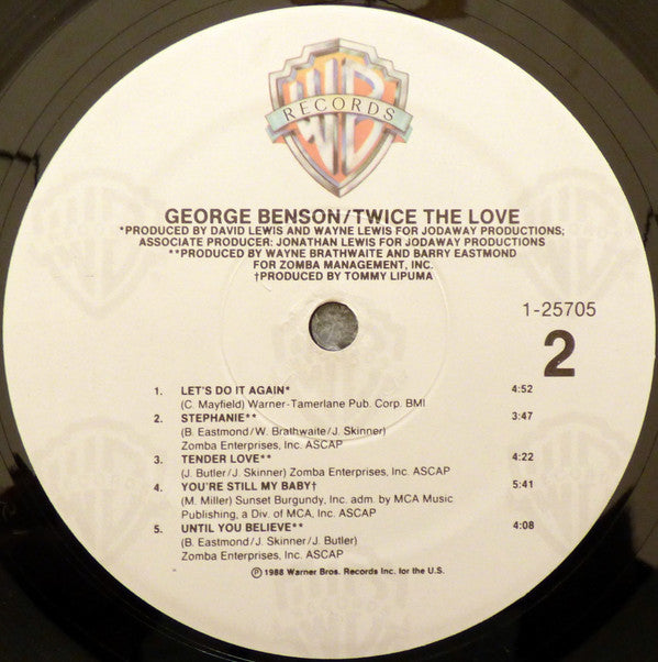 George Benson : Twice The Love (LP, Album)