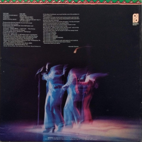 The O'Jays : Message In The Music (LP, Album, Pit)