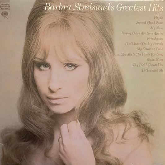 Barbra Streisand : Barbra Streisand's Greatest Hits (LP, Comp, Ter)