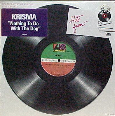 Krisma : Nothing To Do With The Dog (12", Promo)