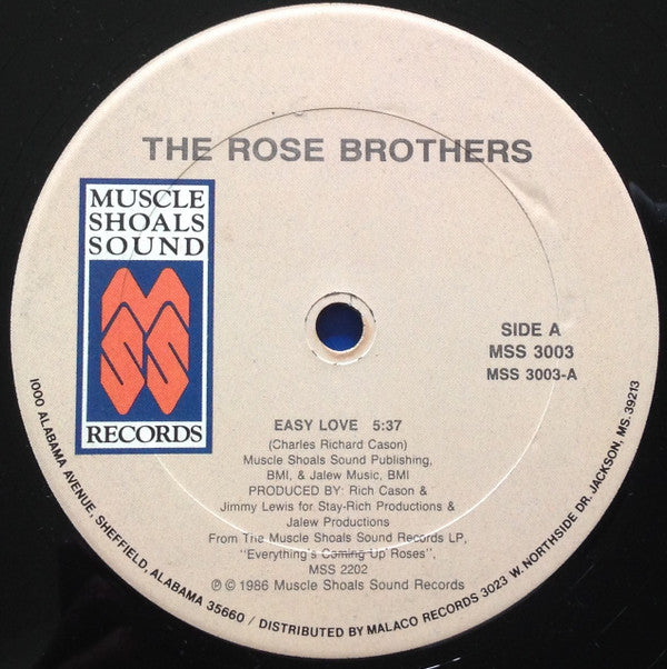 The Rose Brothers : Easy Love (12")