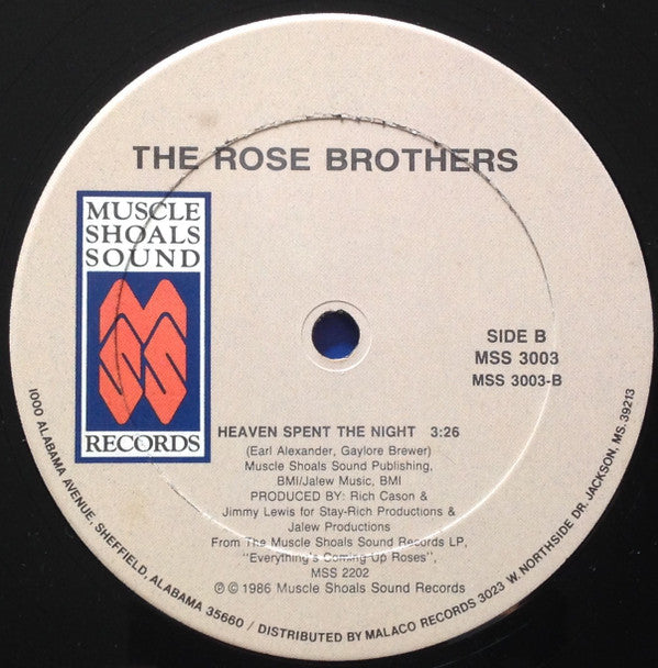 The Rose Brothers : Easy Love (12")