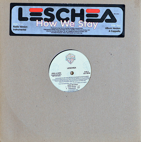 Leschea : How We Stay (12", Promo)