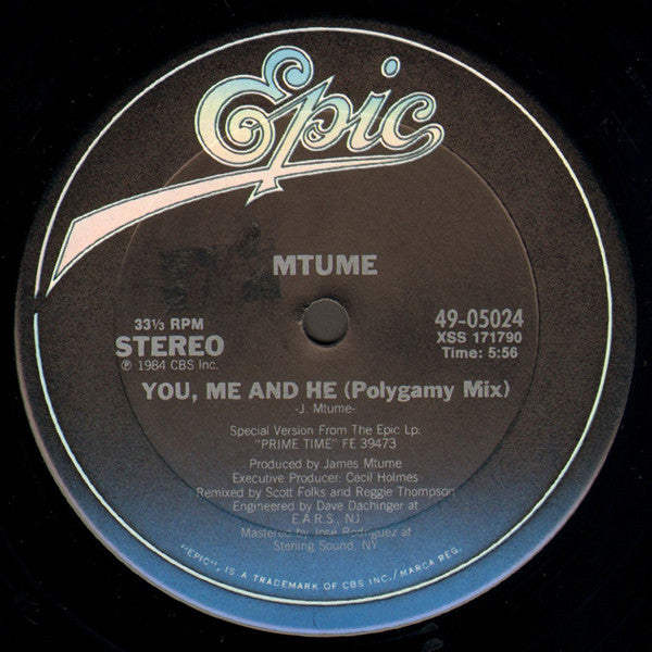 Mtume : You, Me And He (12")