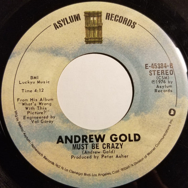 Andrew Gold : Lonely Boy (7", Single)