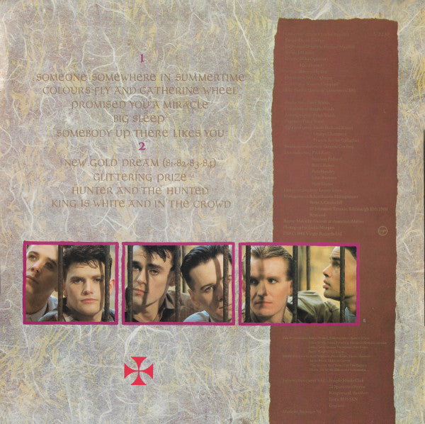 Simple Minds : New Gold Dream (81-82-83-84) (LP, Album, EMI)