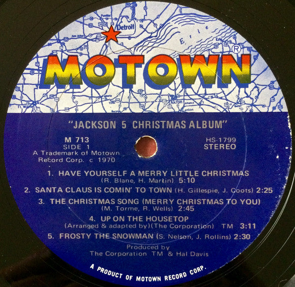 The Jackson 5 : Jackson 5 Christmas Album (LP, Album)