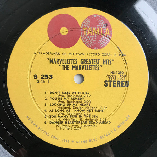 The Marvelettes : Greatest Hits (LP, Comp, Hol)