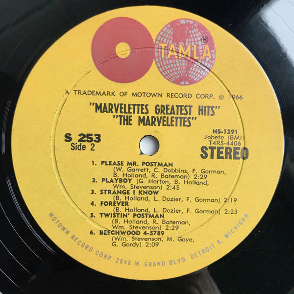 The Marvelettes : Greatest Hits (LP, Comp, Hol)