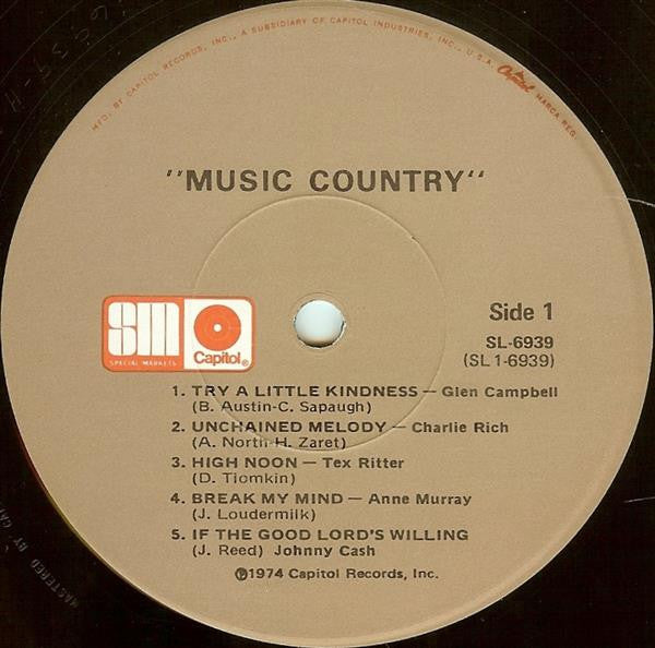 Various : Music Country Spectacular (3xLP, Comp)