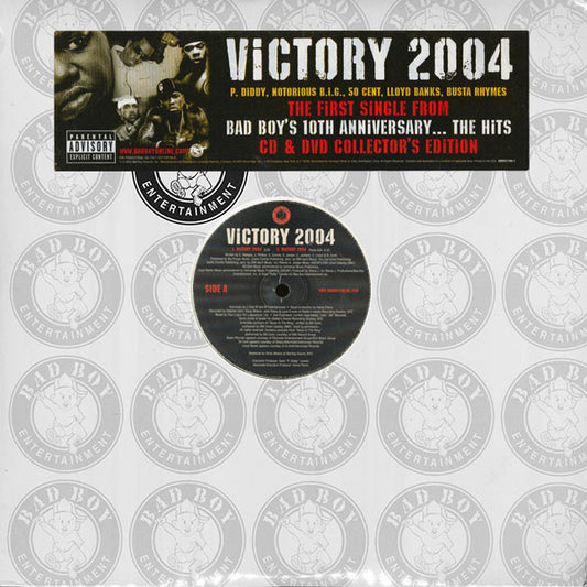 P. Diddy, Notorious B.I.G., 50 Cent, Lloyd Banks & Busta Rhymes : Victory 2004 (12", Promo)