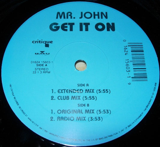 Mr. John : Get It On (12")