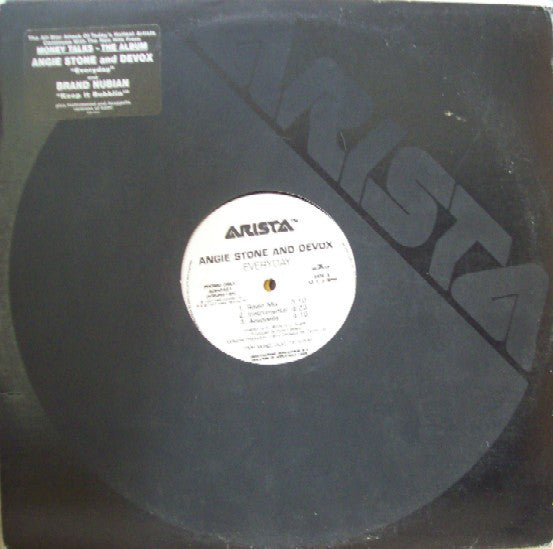 Angie Stone And Devox / Brand Nubian : Everyday / Keep It Bubblin' (12", Promo)