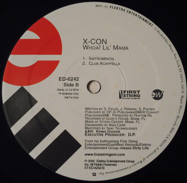 X-Con : Whoa! Lil' Mama (12", Promo)