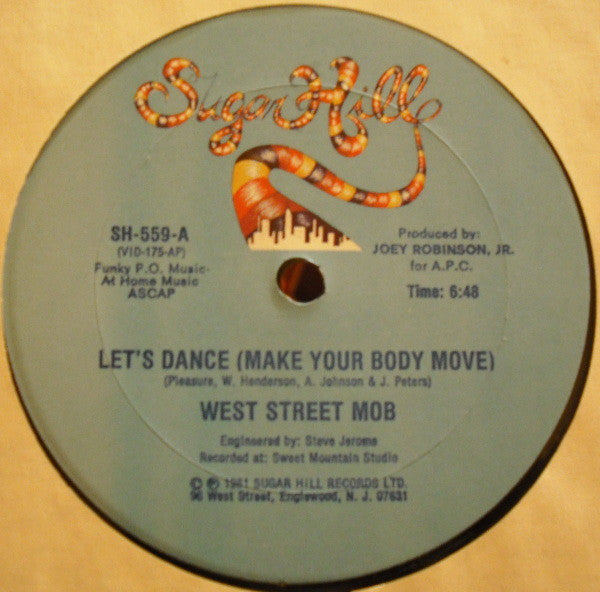 West Street Mob / Positive Force : Let's Dance (Make Your Body Move) (12", MP)