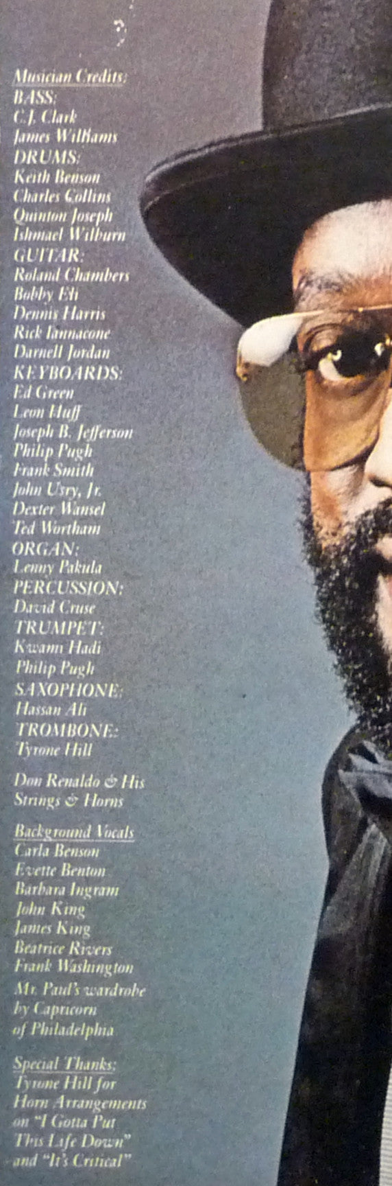 Billy Paul : First Class (LP, Album)