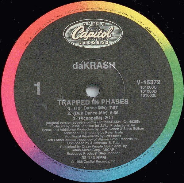 dáKRASH : Trapped In Phases (12")