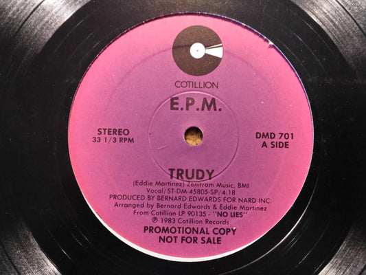 E.P.M. : Trudy (12", Promo)