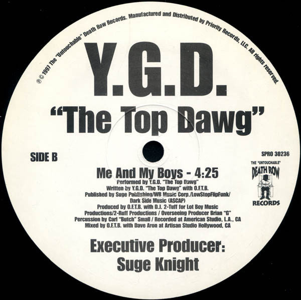 Top Dogg : Going Back To Cali (12", Promo)