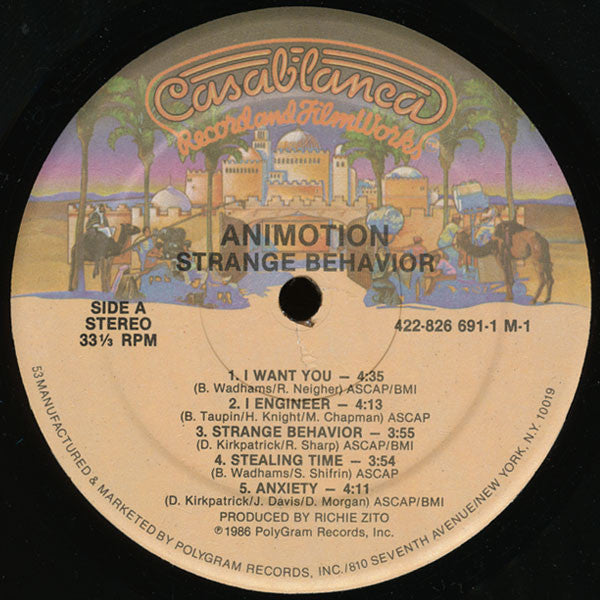 Animotion : Strange Behavior (LP, Album)
