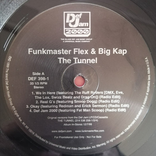 Funkmaster Flex & Big Kap : The Tunnel (2xLP, Advance, Promo, Smplr)