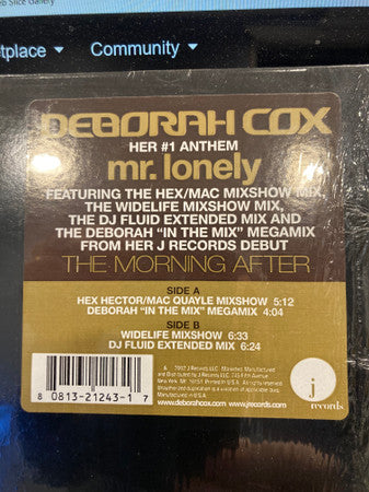 Deborah Cox : Mr. Lonely (12", Single)