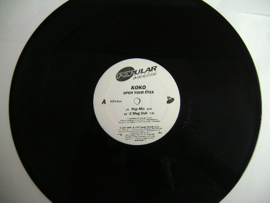 Koko (3) : Open Your Eyes (12", Promo)
