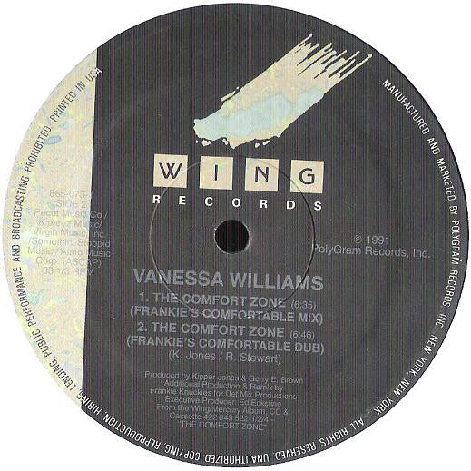 Vanessa Williams : The Comfort Zone (12")