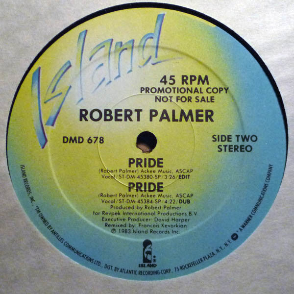 Robert Palmer : Pride (12", Single, Promo)