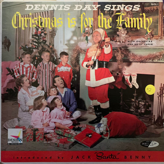 Dennis Day : Dennis Day Sings "Christmas Is For The Family" (LP, Album, Mono)