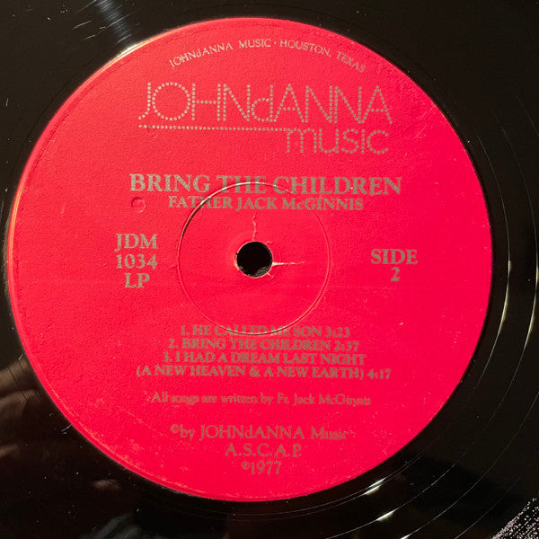 Father Jack McGinnis : Bring The Children (LP)