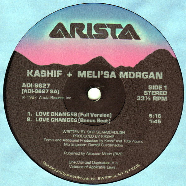 Kashif & Meli'sa Morgan : Love Changes (12")