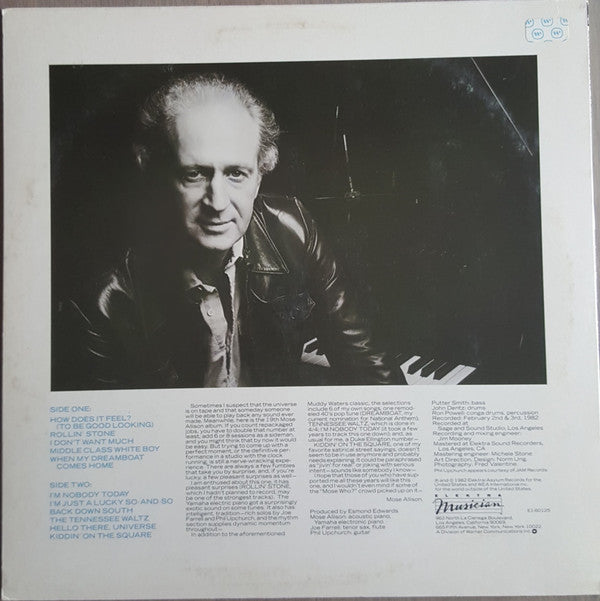 Mose Allison : Middle Class White Boy (LP, Album, Spe)