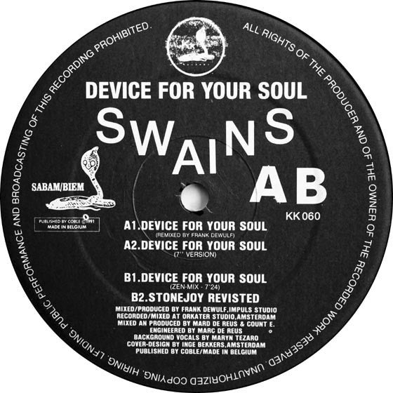 Swains : Device For Your Soul (12")