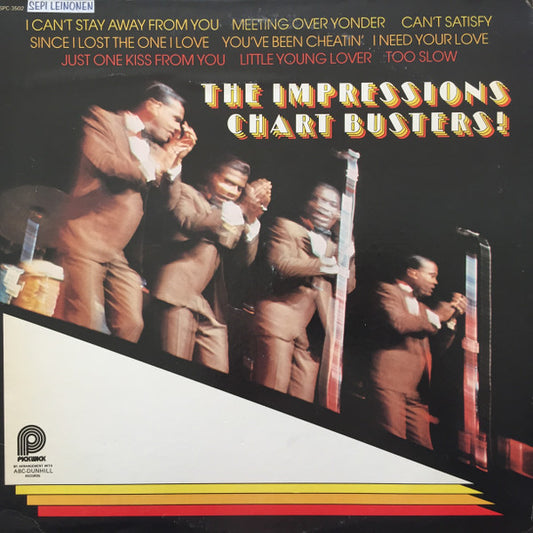 The Impressions : Chart Busters! (LP, Comp)