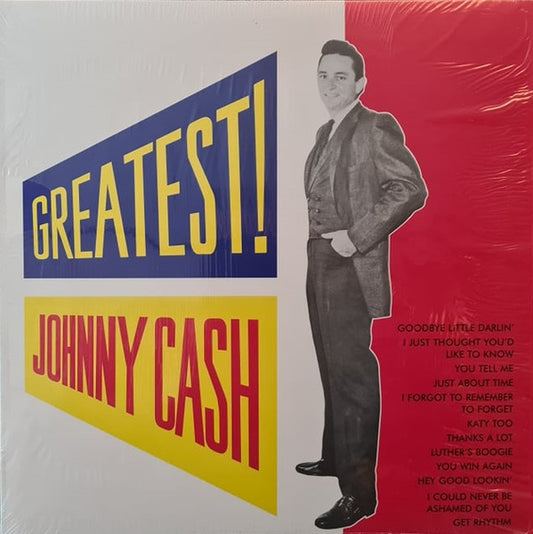 Johnny Cash : Greatest! (LP, Album, RE, 180)