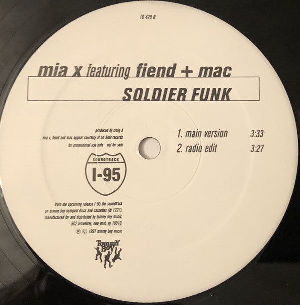 Mack 10, Big Mike (3) & DJ U-Neek / Mia X : The Game / Soldier Funk (12", Single)