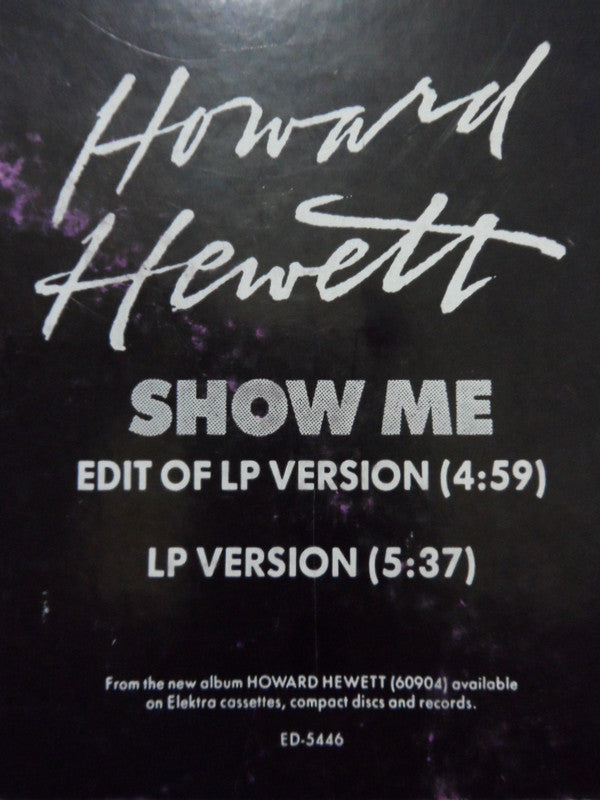 Howard Hewett : Show Me (12", Promo)