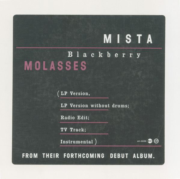 Mista : Blackberry Molasses (12", Promo)