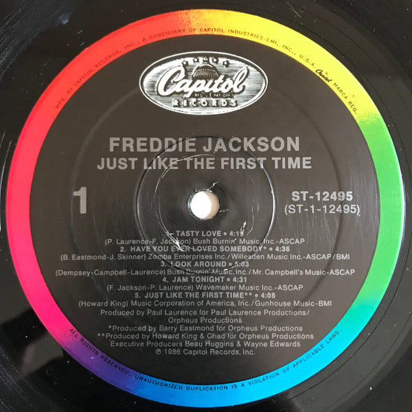 Freddie Jackson : Just Like The First Time (LP, Album, Spe)