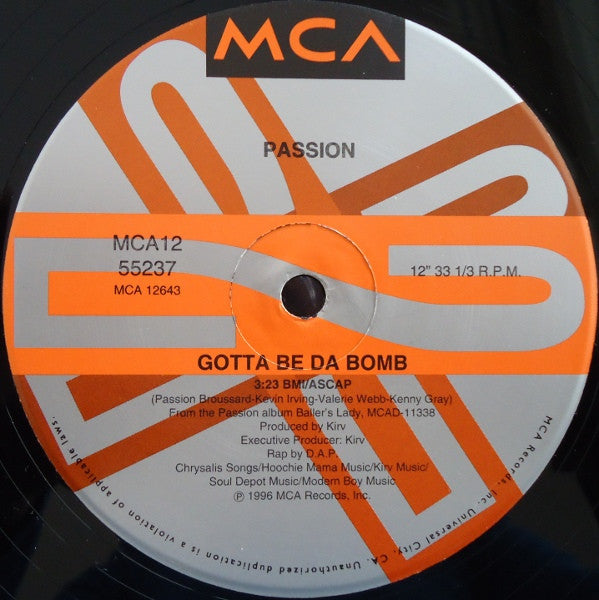 Passion : Gigolos Get Lonely Too (1996 Players Version) (12")