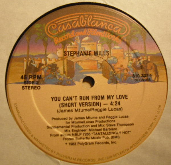 Stephanie Mills : You Can't Run From My Love (12", 53)