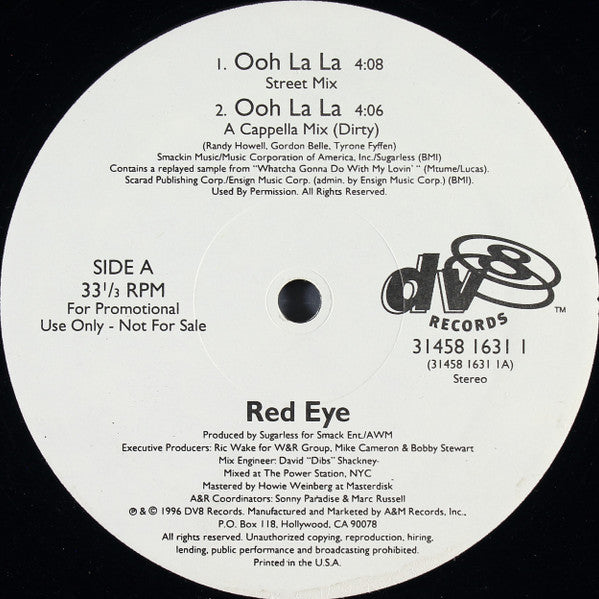 Red Eye (26) : Ooh La La (12", Promo)