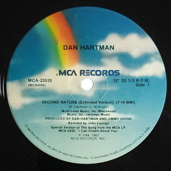 Dan Hartman : Second Nature (12" Version) (12")