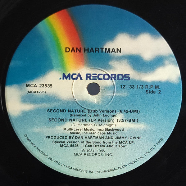 Dan Hartman : Second Nature (12" Version) (12")