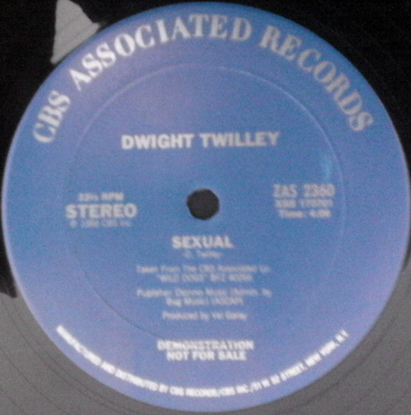 Dwight Twilley : Sexual (12", Single, Promo)