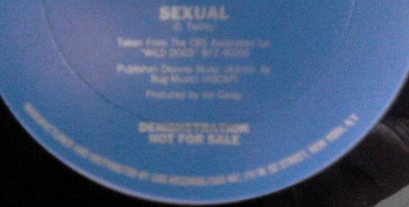 Dwight Twilley : Sexual (12", Single, Promo)