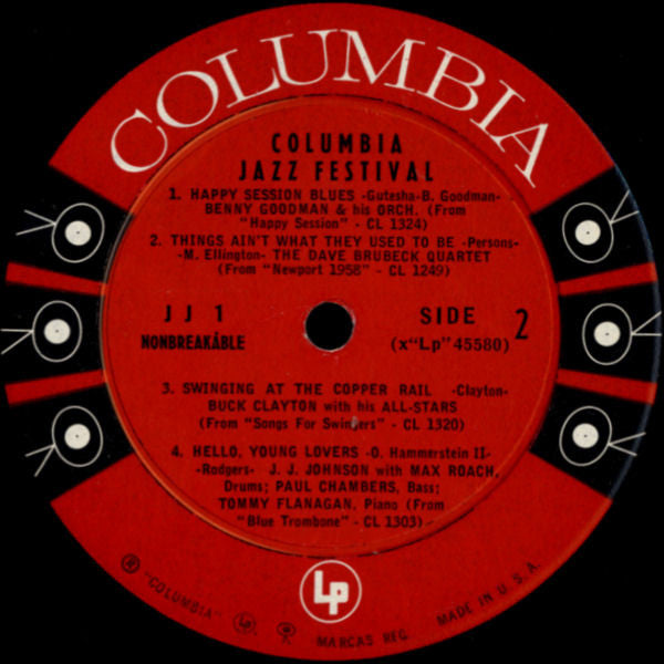 Various : Columbia Jazz Festival (LP, Mono, Smplr)