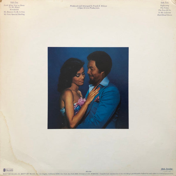 Marilyn McCoo & Billy Davis, Jr* : The Two Of Us (LP, Album, Pit)